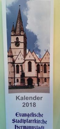 Evangelische Stadtpfarrkirche Hermannstadt. Kalender 2018